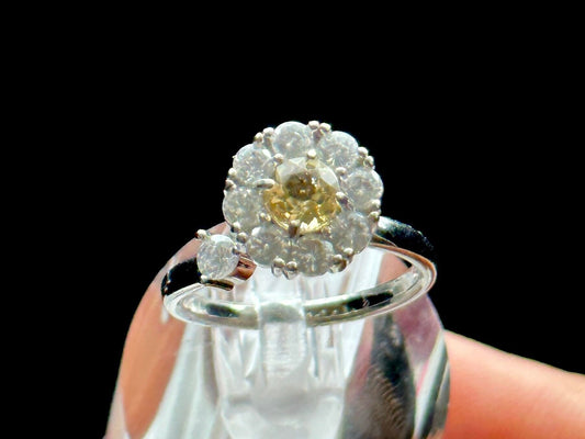 High-Quality Citrine Gemstone Sterling Silver Ring - Adjustable Size | Natural Healing Crystal Jewelry