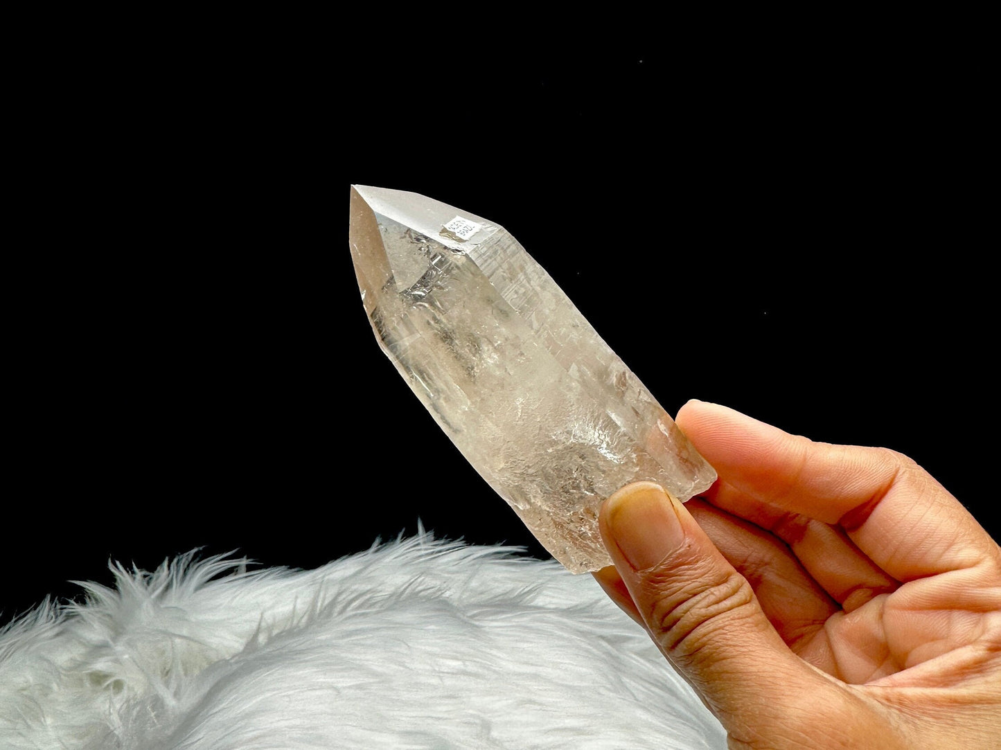 Smoky Lemurian Quartz Crystal Raw Specimen, 173g, 4.2 inches | Healing Properties, Semi Polished Gemstone | Genuine Crystal