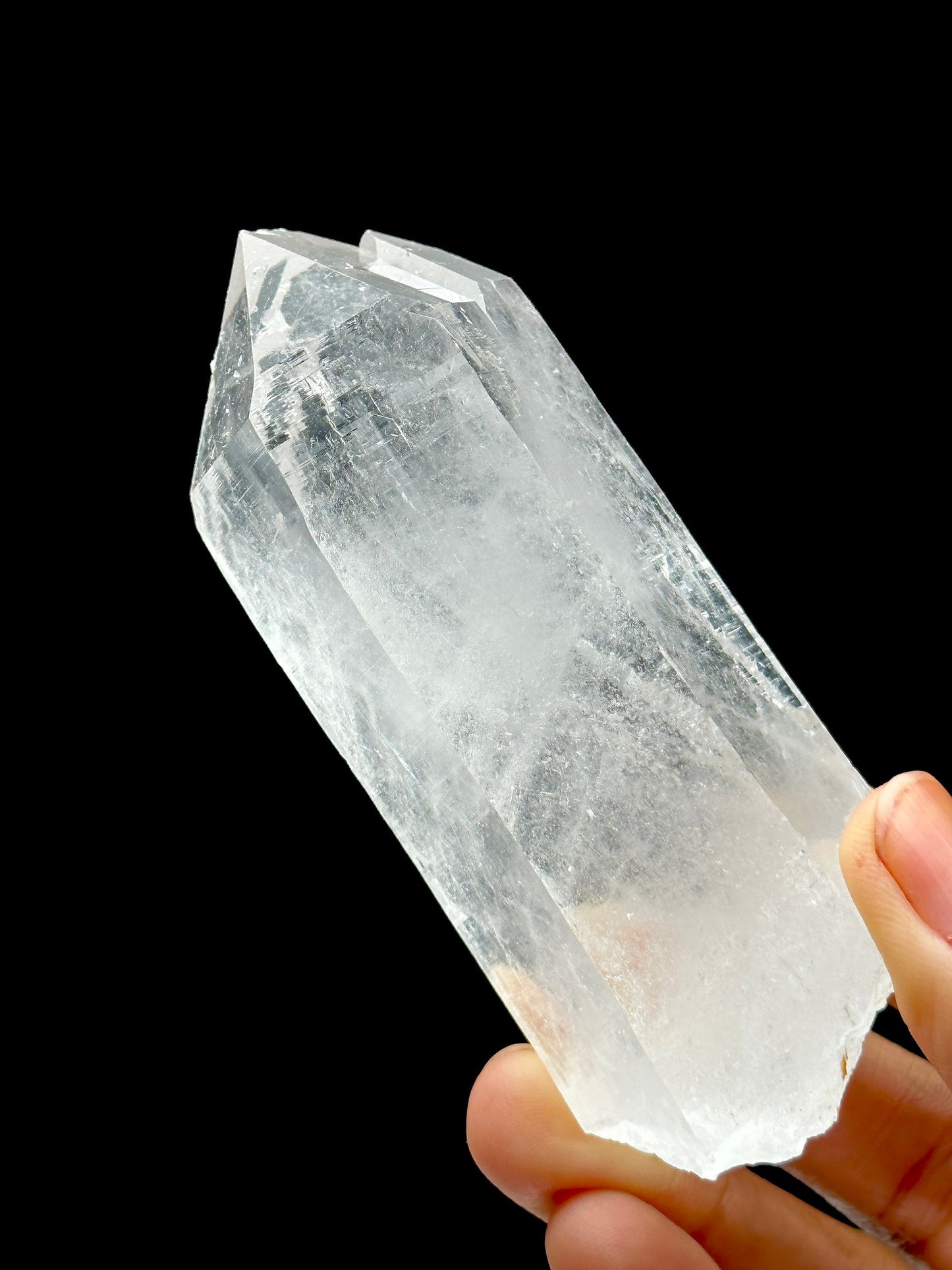 Natural Himalayan Quartz Crystal Raw Specimen, 187g, 4.3 Inches